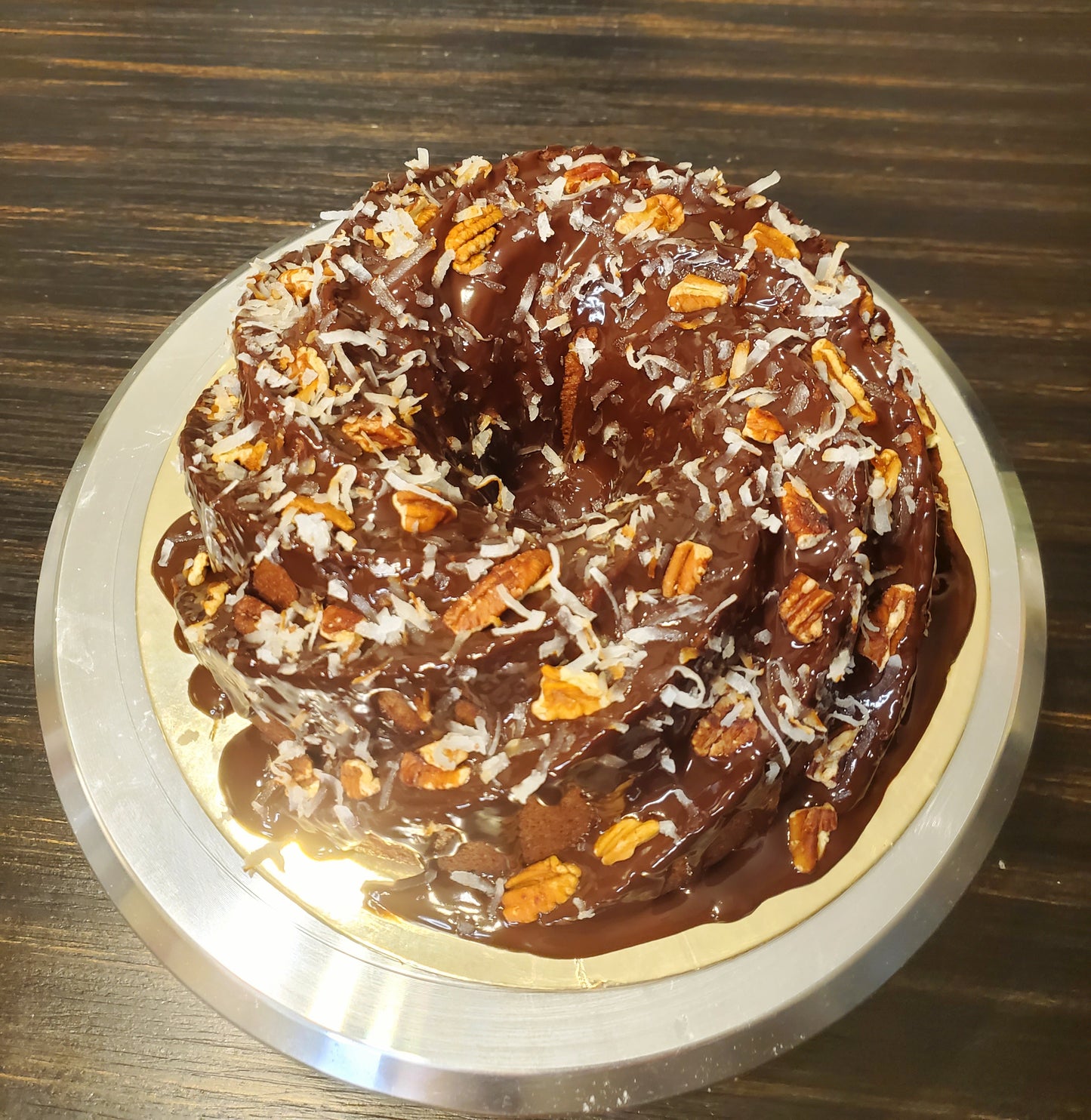 German Chocolate Poundcake