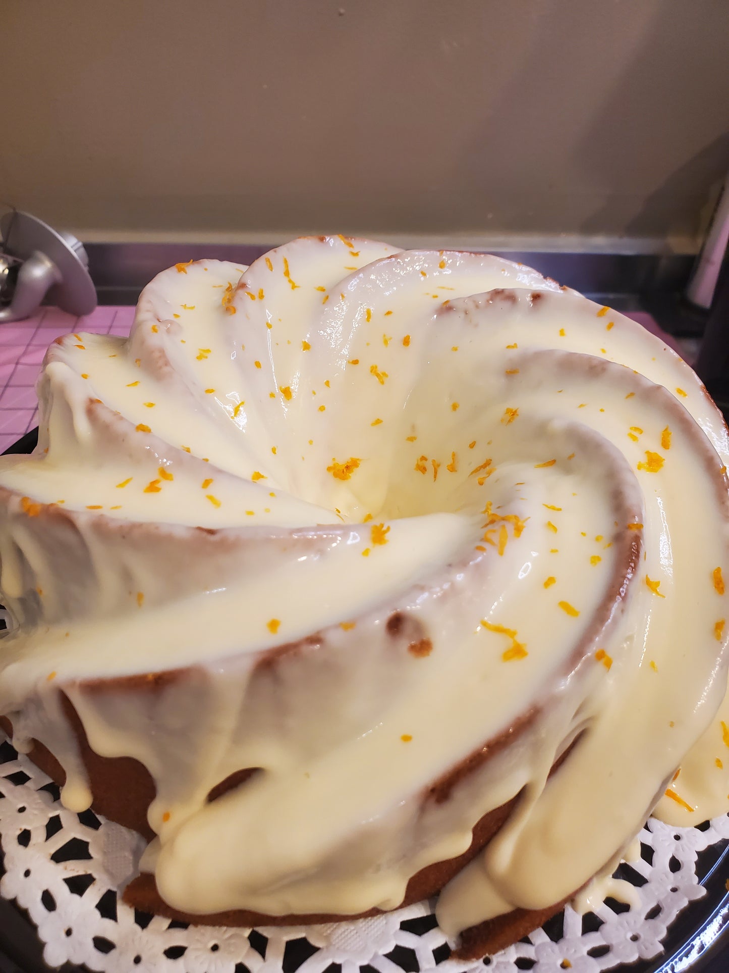 Orange Cream Cheese Poundcake