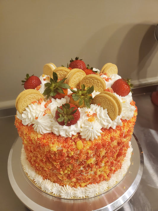 Strawberry Crunch Cheesecake