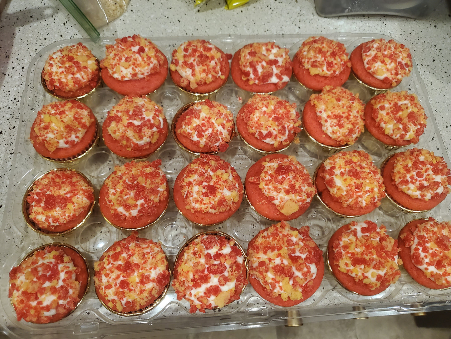 Strawberry Crunch Cupcakes