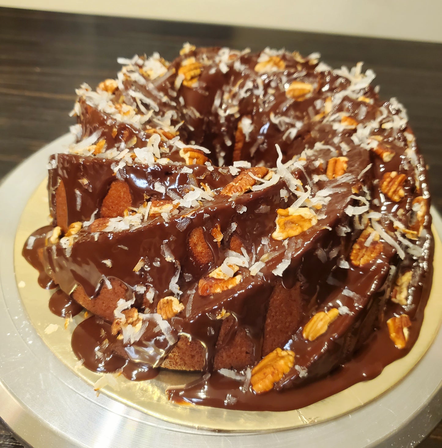 German Chocolate Poundcake