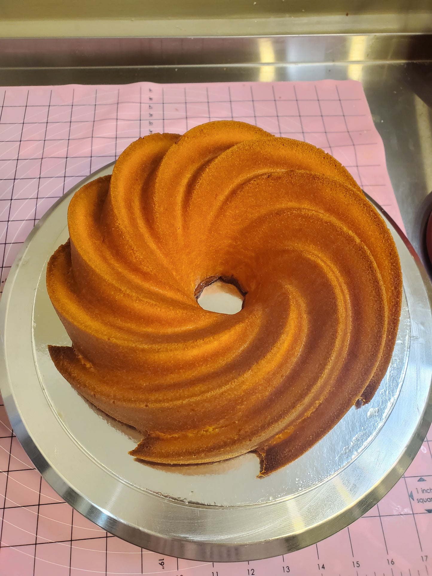 Orange Cream Cheese Poundcake
